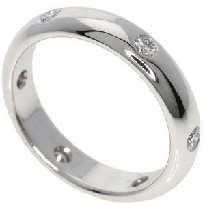 CARTIER 18k Silver Diamond Ring #51